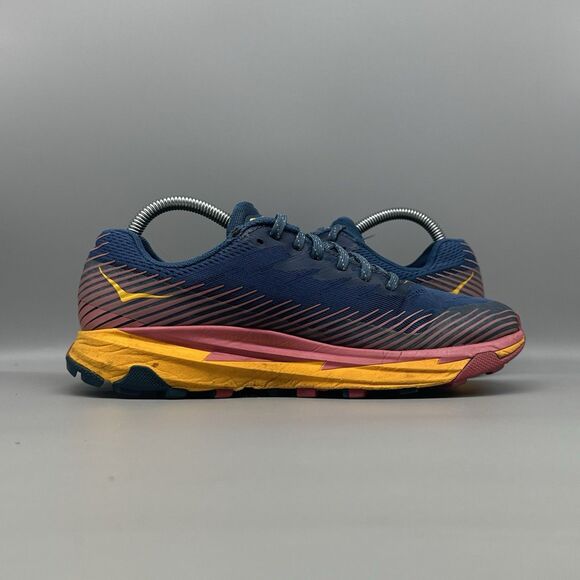 HOKA One One Torrent 2 Size 9 Women's Trail Running Shoe Blue 1110497 MBSF - Picture 7 of 10